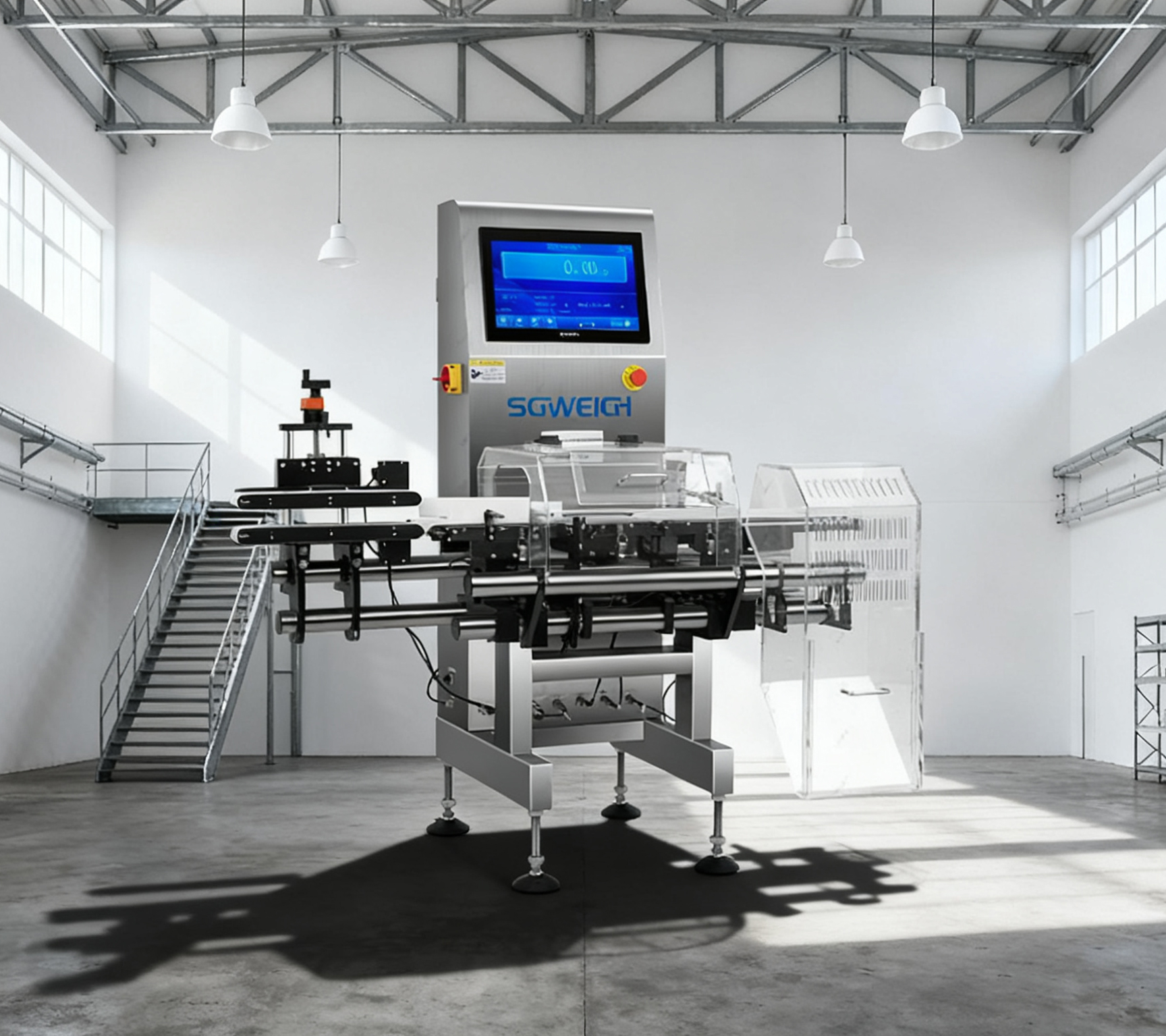 螺絲釘包850g在線檢重機高速重量檢測秤